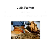 Tablet Screenshot of juliaepalmer.com